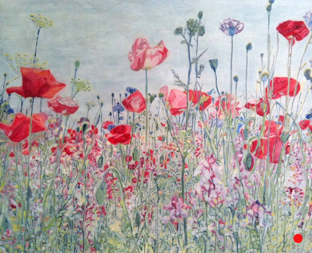 Abondant: Wild Flowers Painting Nathalie Maquet SOLD