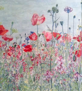 Abondant: Wild Flowers Painting Nathalie Maquet SOLD