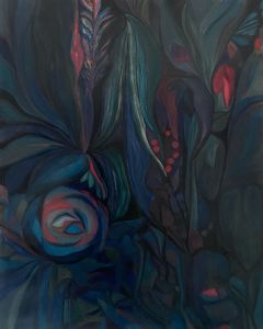 Bouquet 25: Abstract Flowers Painting Nathalie Maquet