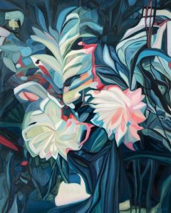 Bouquet 28: Abstract Flowers Painting Nathalie Maquet