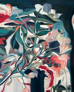 Bouquet 33: Abstract Flowers Painting Nathalie Maquet
