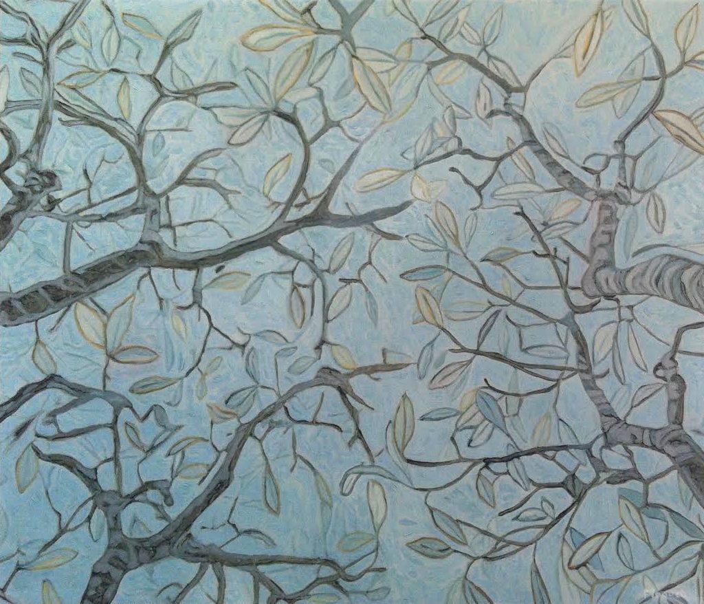 Ciel: Fractal Trees Painting Nathalie Maquet
