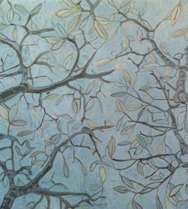 Ciel: Fractal Trees Painting Nathalie Maquet