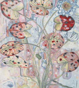 Entrelacée 3: Plant Painting Nathalie Maquet