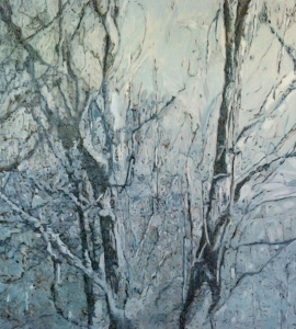 Givre: Abstract Painting Nathalie Maquet SOLD