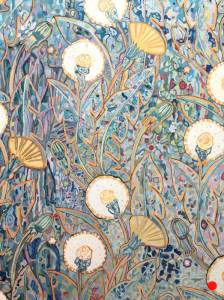 Abstract Nature Pattern Painting Nathalie Maquet SOLD