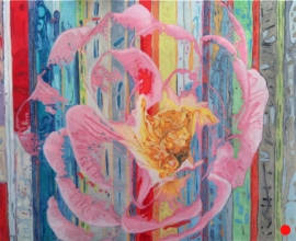 Rose: Contemporary Flower Painting Nathalie Maquet SOLD