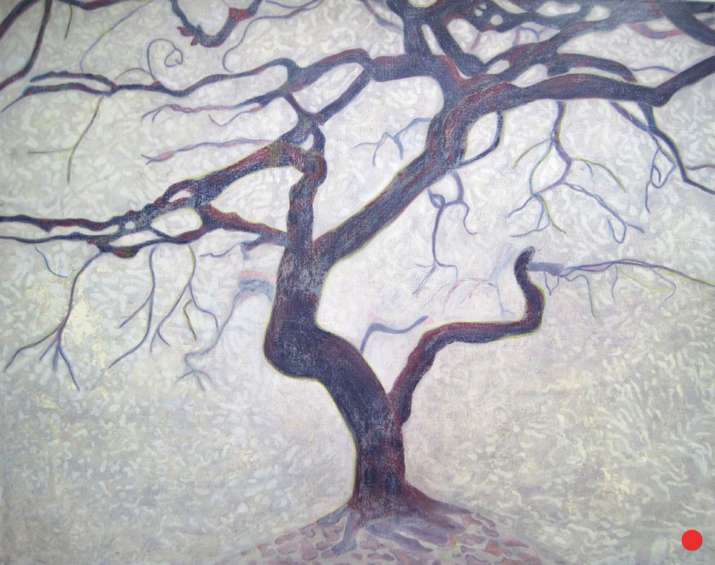 Abstact Tree Painting Nathalie Maquet SOLD